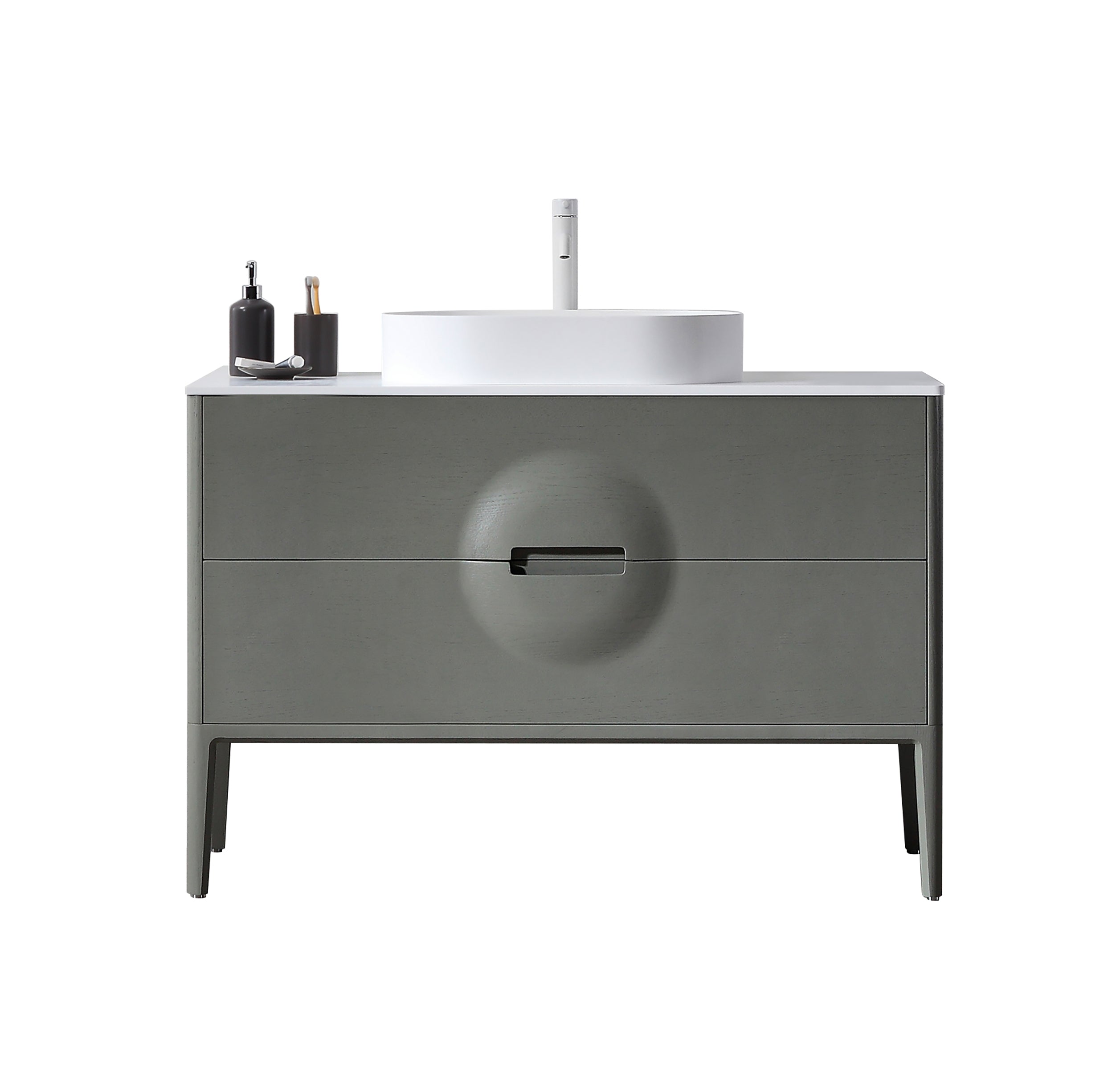 COLMAR 48” OLIVE GREEN FREESTANDING MODERN BATHROOM VANITY – kartonrepublic