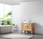 COLMAR 36”  WHITEWASH OAK FREESTANDING MODERN BATHROOM VANITY