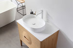 COLMAR 36”  WHITEWASH OAK FREESTANDING MODERN BATHROOM VANITY