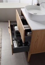 COLMAR 36”  WHITEWASH OAK FREESTANDING MODERN BATHROOM VANITY