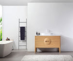 COLMAR 48”  WHITEWASH OAK FREESTANDING MODERN BATHROOM VANITY