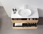 COLMAR 48”  WHITEWASH OAK FREESTANDING MODERN BATHROOM VANITY