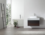 RONDA 30” SMOKE GRAY OAK WALL MOUNT MODERN BATHROOM VANITY