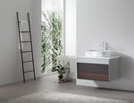 RONDA 30” SMOKE GRAY OAK WALL MOUNT MODERN BATHROOM VANITY